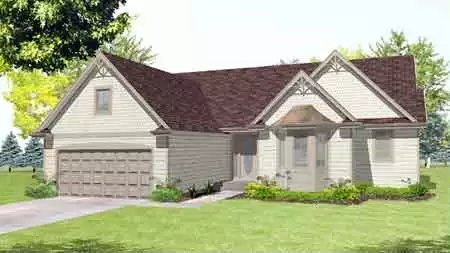 image of affordable cottage house plan 1827